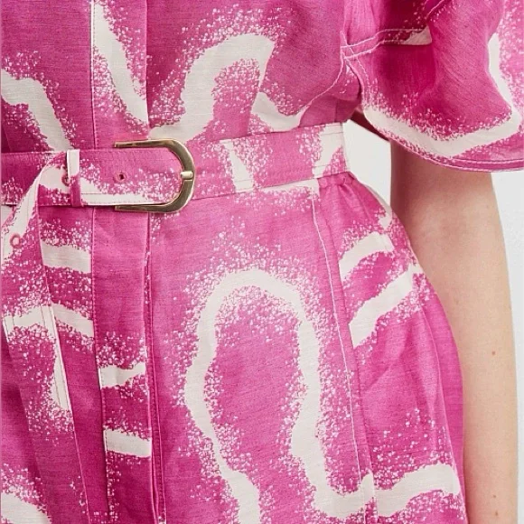 Country Road Pink Organza Midi Dress NWT - Picture 6 of 8